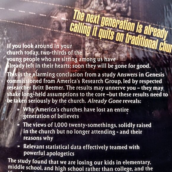 Already Gone BOOK & DVD SET: Why Your Kids Will Quit Church & What You Can Do... - Picture 7 of 8